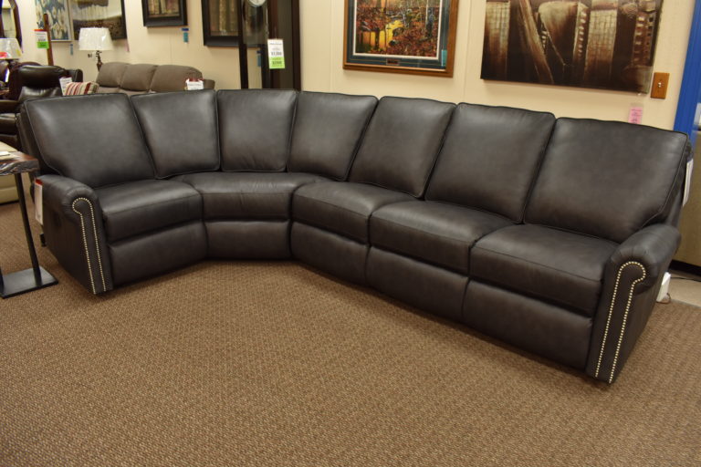 Smith Brothers Leather Sectional