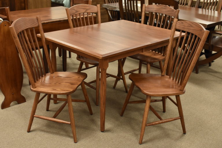 Americana Dining Set O Reilly S Furniture, 36 X 48 Dining Table With Leaf