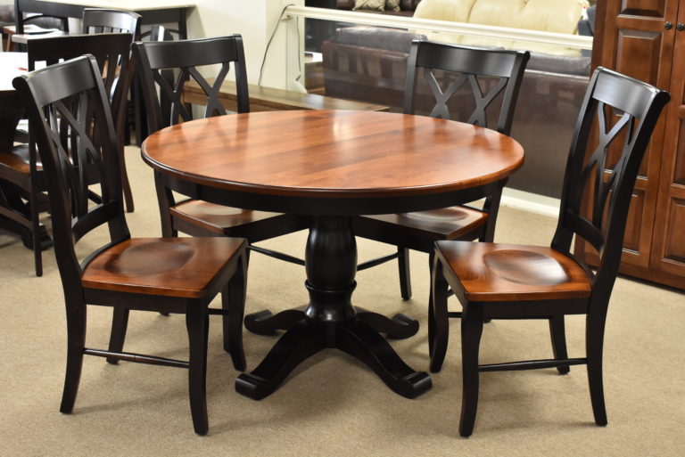 Stanton Dining Set O Reilly S Furniture, Round Maple Dining Table And Chairs