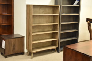 Mid-Century Modern Wood Bookcase